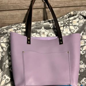 Portland Leather Goods Lavender Large Tote